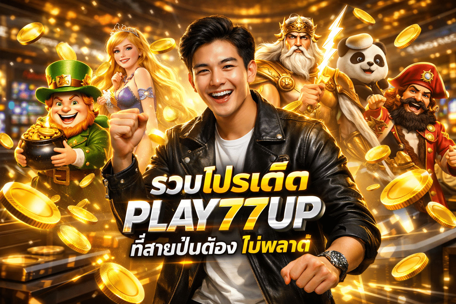 รวมโปรเด็ด PLAY77UP ที่สายปั่นต้อง ไม่พลาด